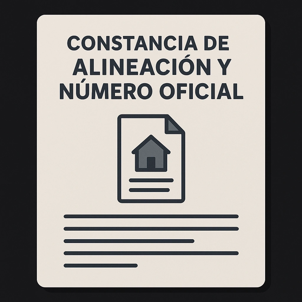 Constancia de alineación