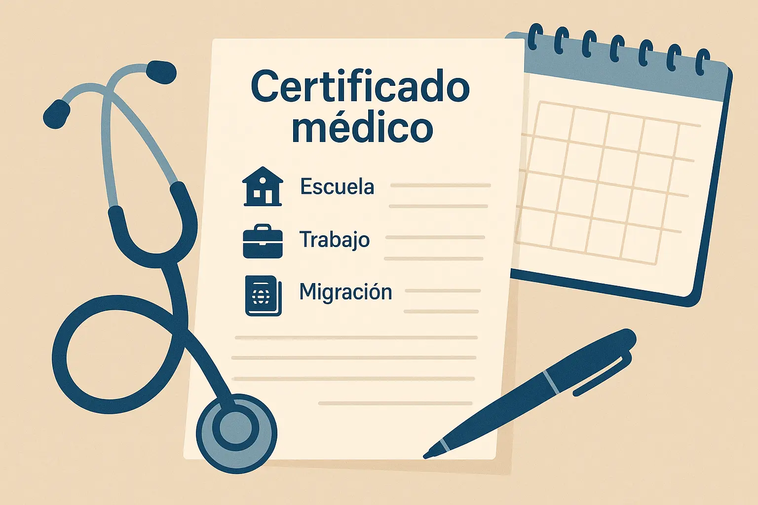 Certificado médico oficial
