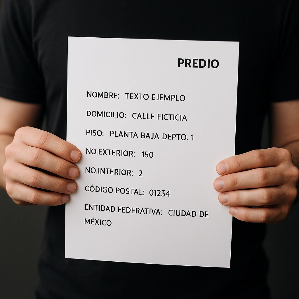 Comprobante de domicilio