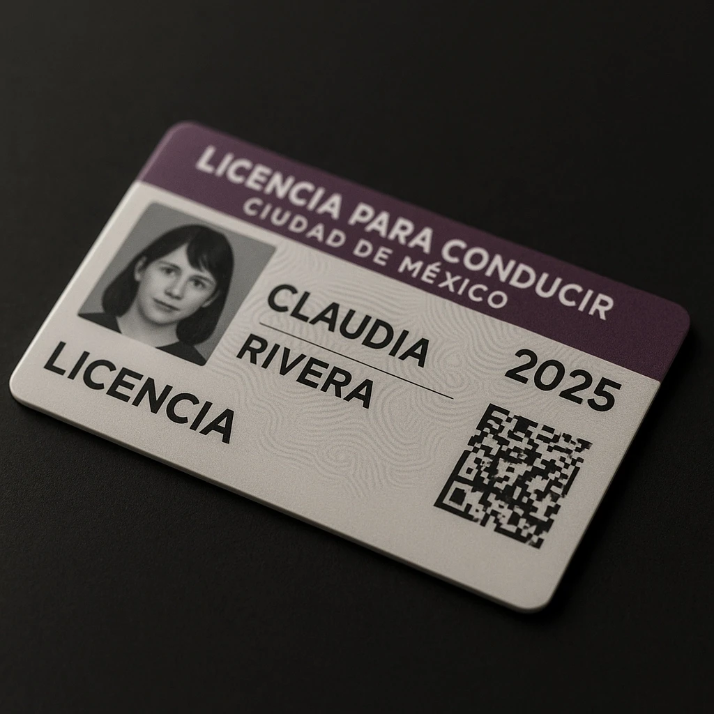 Licencia de conducir CDMX